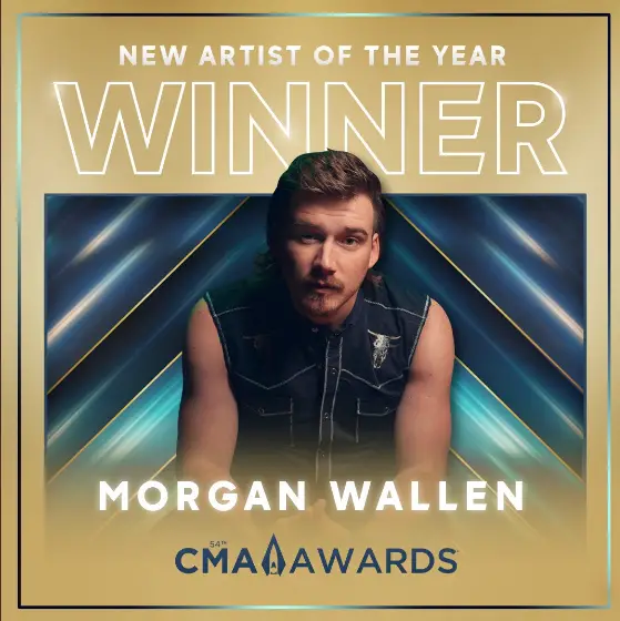 2020 CMA Awards Wallen Wins New Artist of the Year