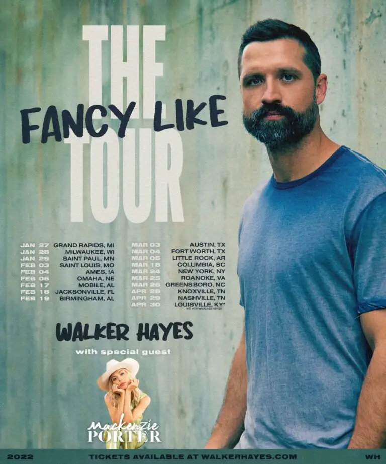 Walker Hayes Announces Fancy Like Tour