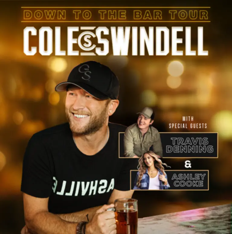 Cole Swindell Announces Headlining Down To the Bar Tour