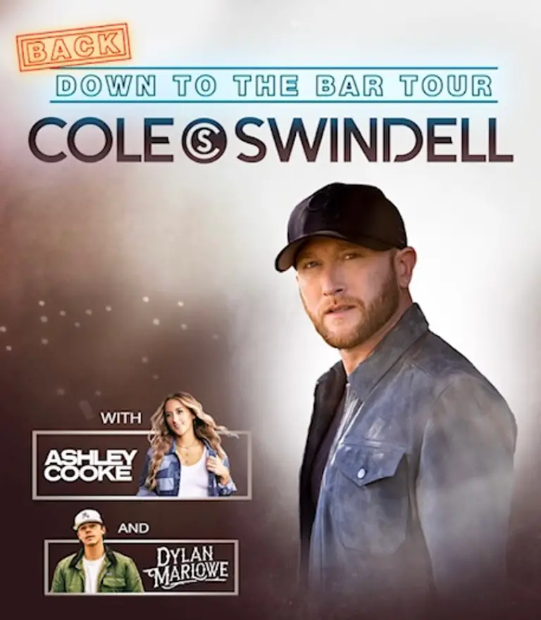 Cole Swindell Announces Headlining Back Down To The Bar Tour