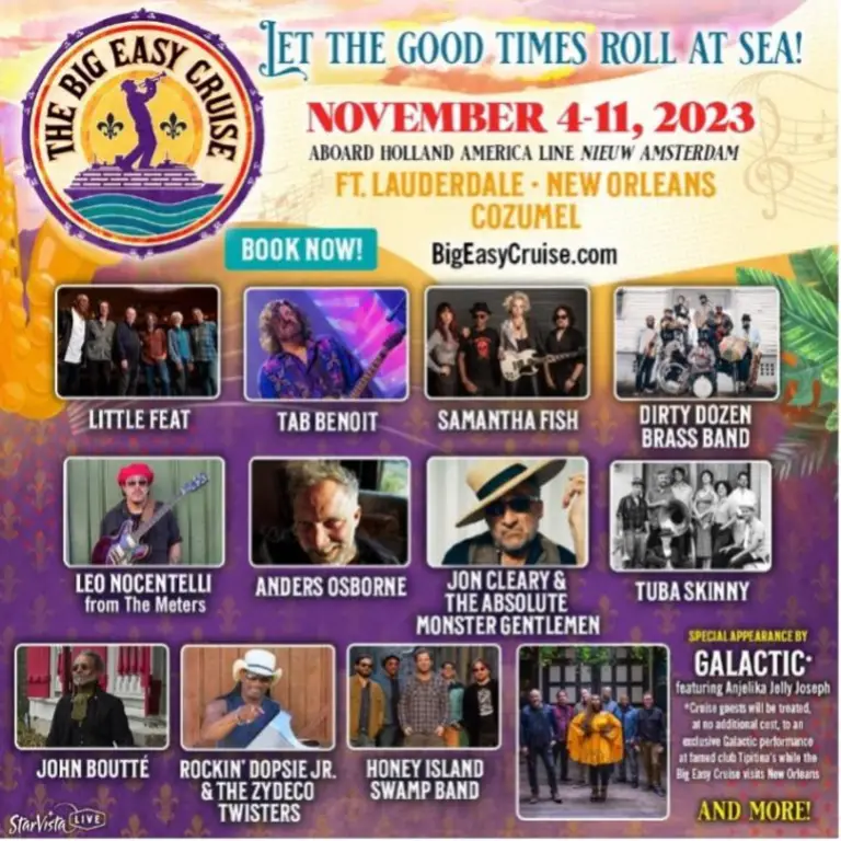 The Inaugural Big Easy Cruise Includes Little Feat, Samantha Fish + More